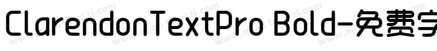 ClarendonTextPro Bold字体转换